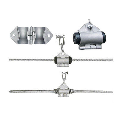 ADSS Cable Optical Fiber Accessories Suspension Clamp For ADSS Cable RoHS