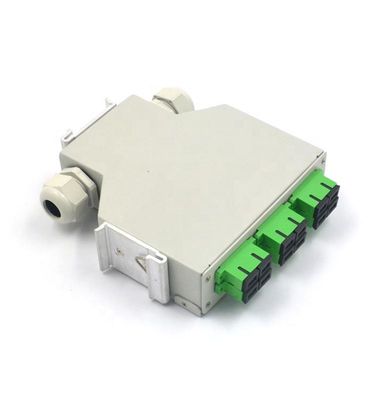 DIN Rail Mounted FTTH Junction Box 12F 24F