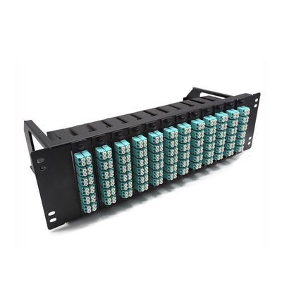 Rack Mount MPO Optical Fiber Patch Panel 144 Cores 3U LGX ROHS