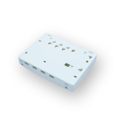 4 Ports Fiber Optic Cable Junction Box 0.45kg Outlet Anti UV