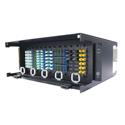 3U LC Fiber Optic Termination Box LGX Modular Patch Panel 0.3db 576F