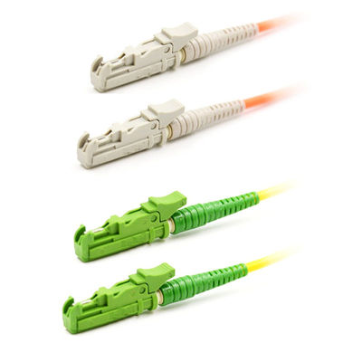 E2000 APC To LC Duplex Patch Cord 10m  Single Mode Fiber Patch Cable OS2